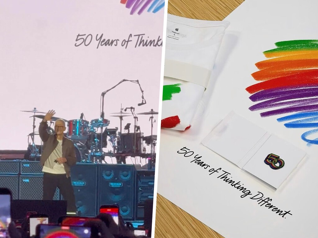 Hoy es el 50 aniversario de Apple y sus empleados reciben unos objetos de edición limitada que los más fanboys darían lo que fuera por tener 