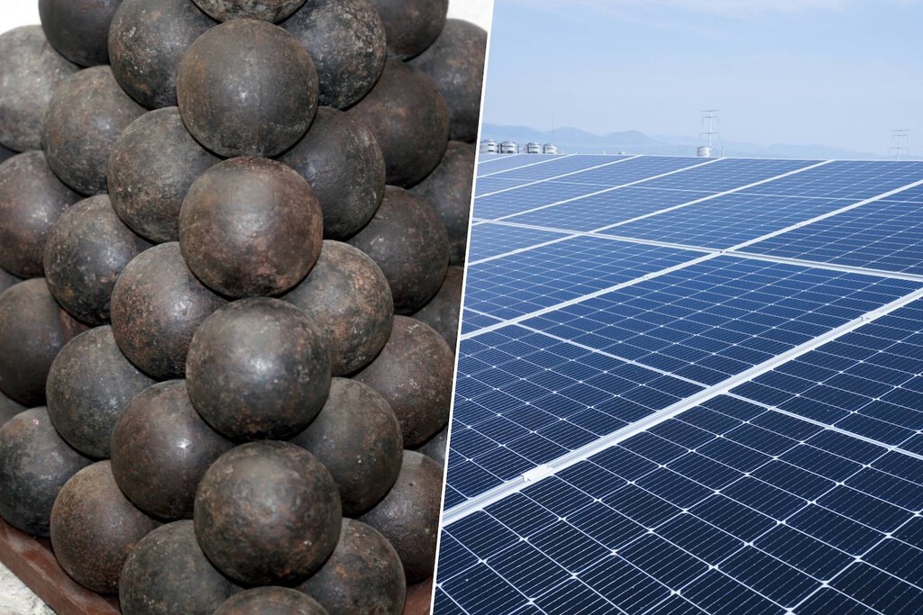 Alemania ha encontrado una fuente de perovskita para paneles solares en un lugar insólito: balas del siglo XVII 