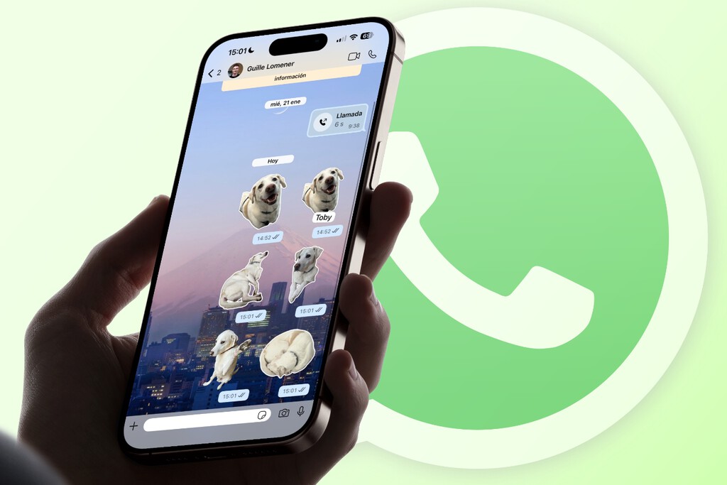 Mis amigos no sabían crear stickers de WhatsApp con sus fotos del iPhone. Y lo mejor es que se tardan cinco segundos 