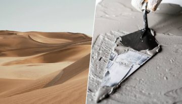 Hemos encontrado el ingrediente secreto para usar la arena del desierto en la construcción: serrín y una sandwichera gigante