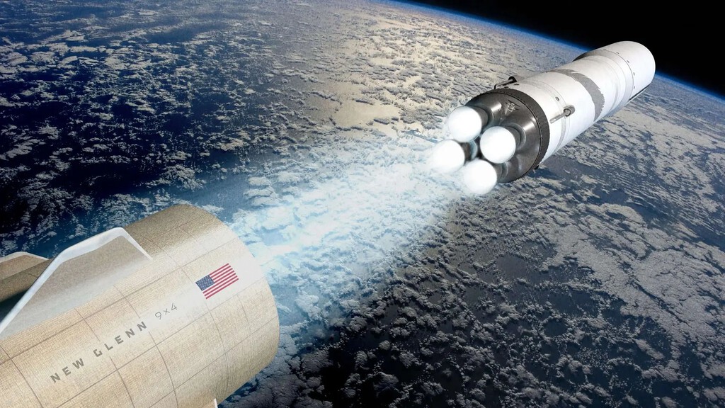 Dos pasos adelante, uno atrás: Blue Origin iguala a SpaceX en reutilización de cohetes pero falla en la misión