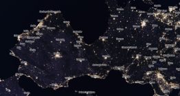 Ya sabemos dónde no ver el eclipse solar: este genial mapa 3D de contaminación luminosa convierte las ciudades en montañas de luz