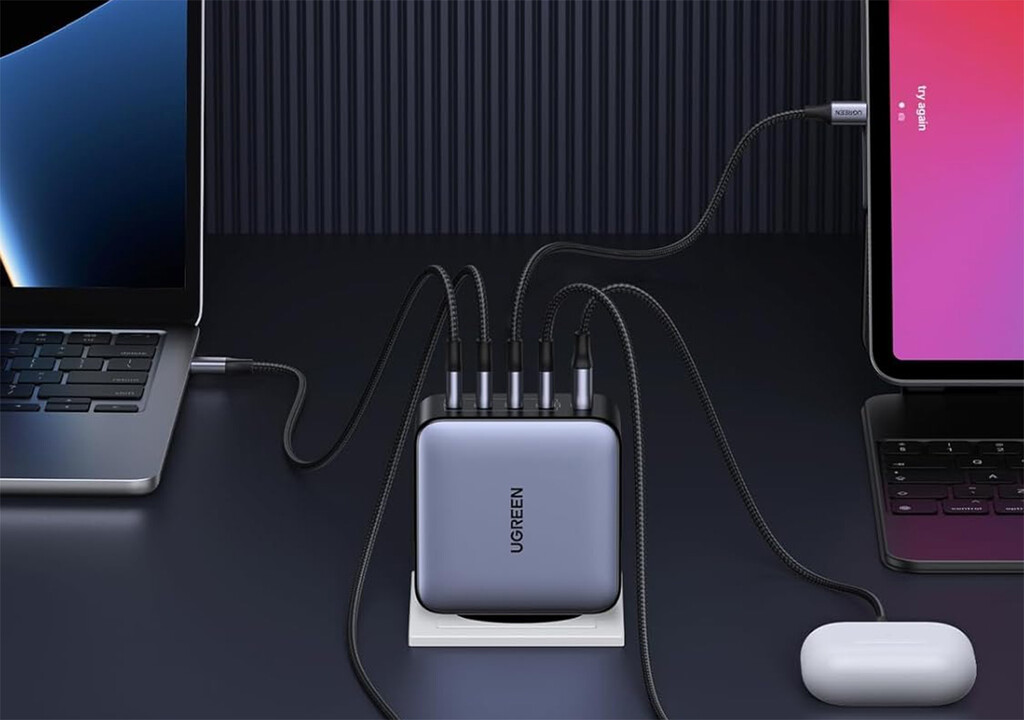 Odio tener cinco cargadores diferentes y más, de viaje. Por eso compré este: es barato y me permite cargarlo todo a la vez 