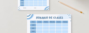 Plantillas de horario escolar para curso 2024/25: 38 modelos para crear tus horarios de asignaturas en Canva, Word o Excel