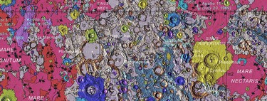 4.500 millones de años en un vistazo: el asombroso mapa de la luna que traduce cada impacto y volcán en un código fascinante