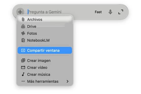 Compartir Pantalla Gemini