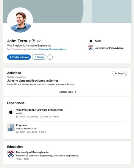 Linkedin Ternus
