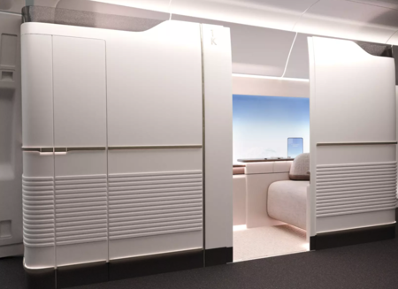 Airbus Firstclass Lunch A350 4