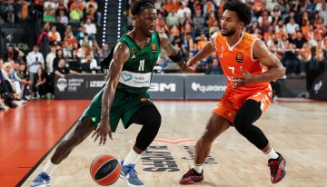 El Valencia Basket ve alejarse la Final Four tras una cruel derrota ante el Panathinaikos: 105-107