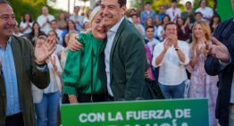 Moreno carga contra la financiación singular de Cataluña en el arranque de la campaña para revalidar su mayoría absoluta