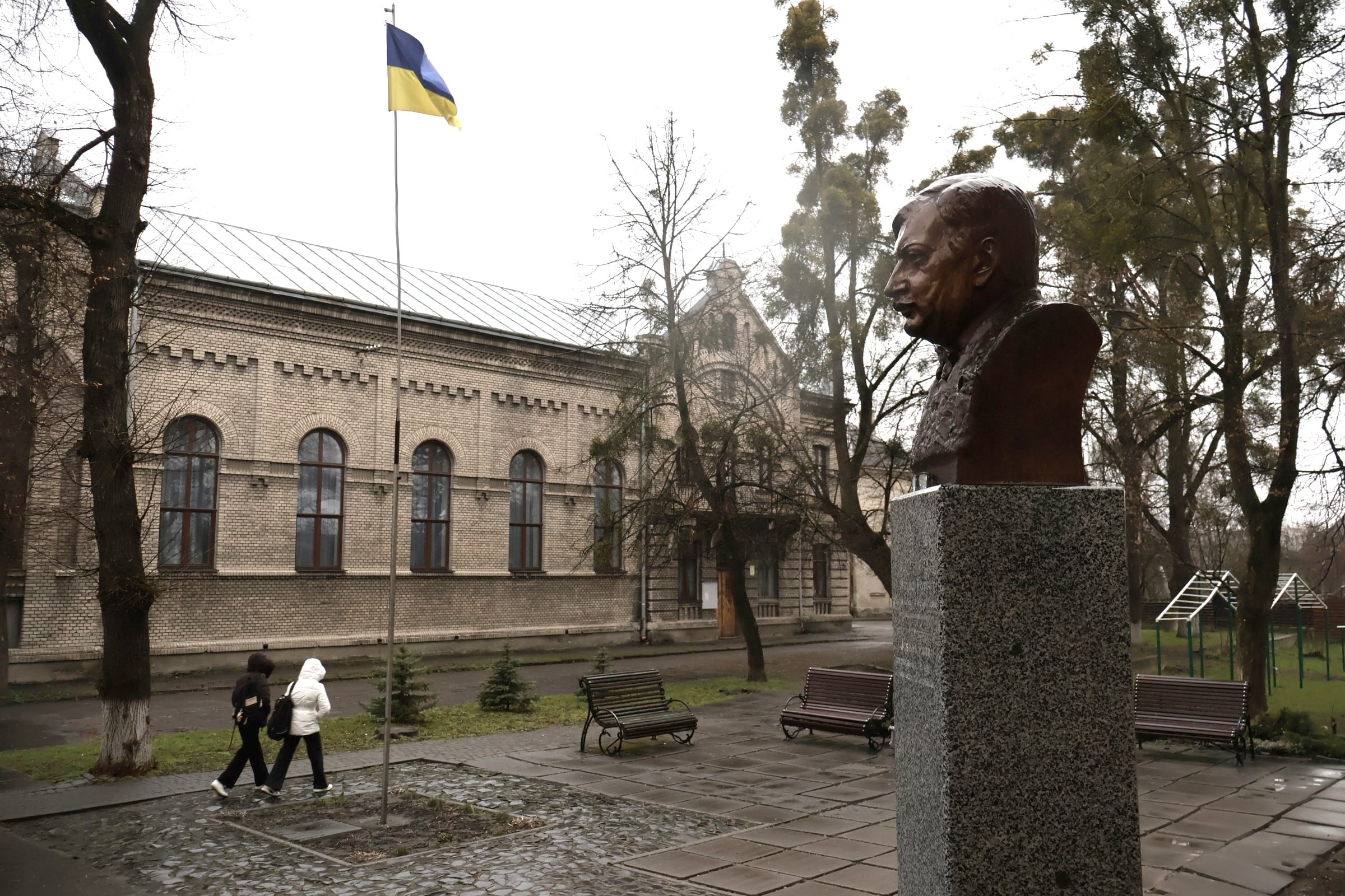 Busto de Joseph Roth en Brodi, Ucrania.