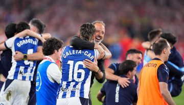 Pellegrino Matarazzo hace historia con la Real y se emociona: “Es el mejor día de mi carrera”