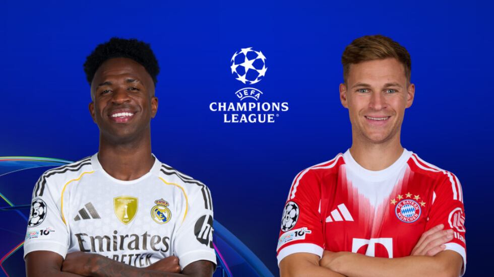 Imagen promocional de la ida de cuartos de final entre el Real Madrid y el Bayern.