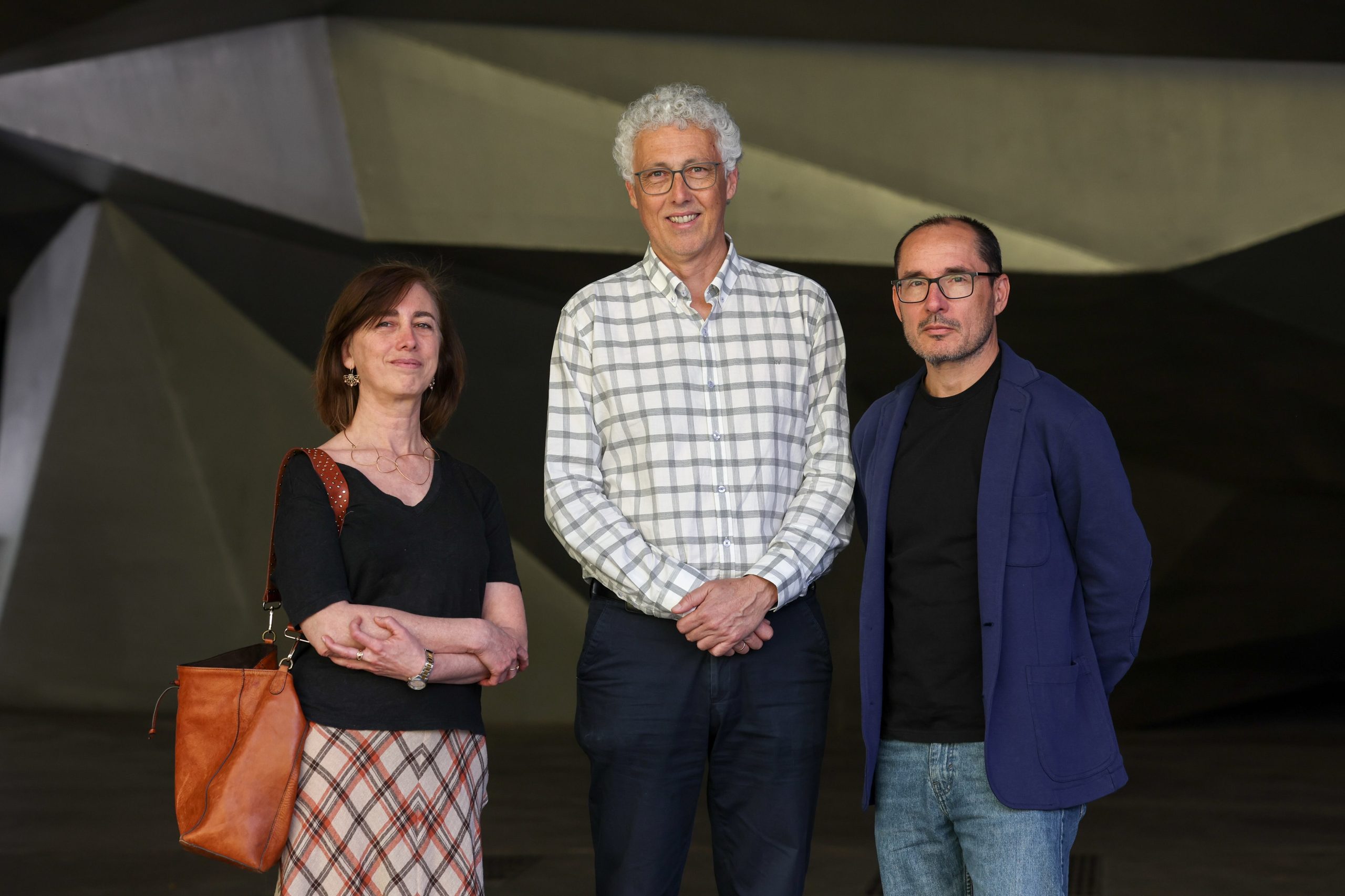 Desde la izquierda, Elena Gajate,Ivan Area y José Ángel de Toro, el miércoles pasado en Madrid.
