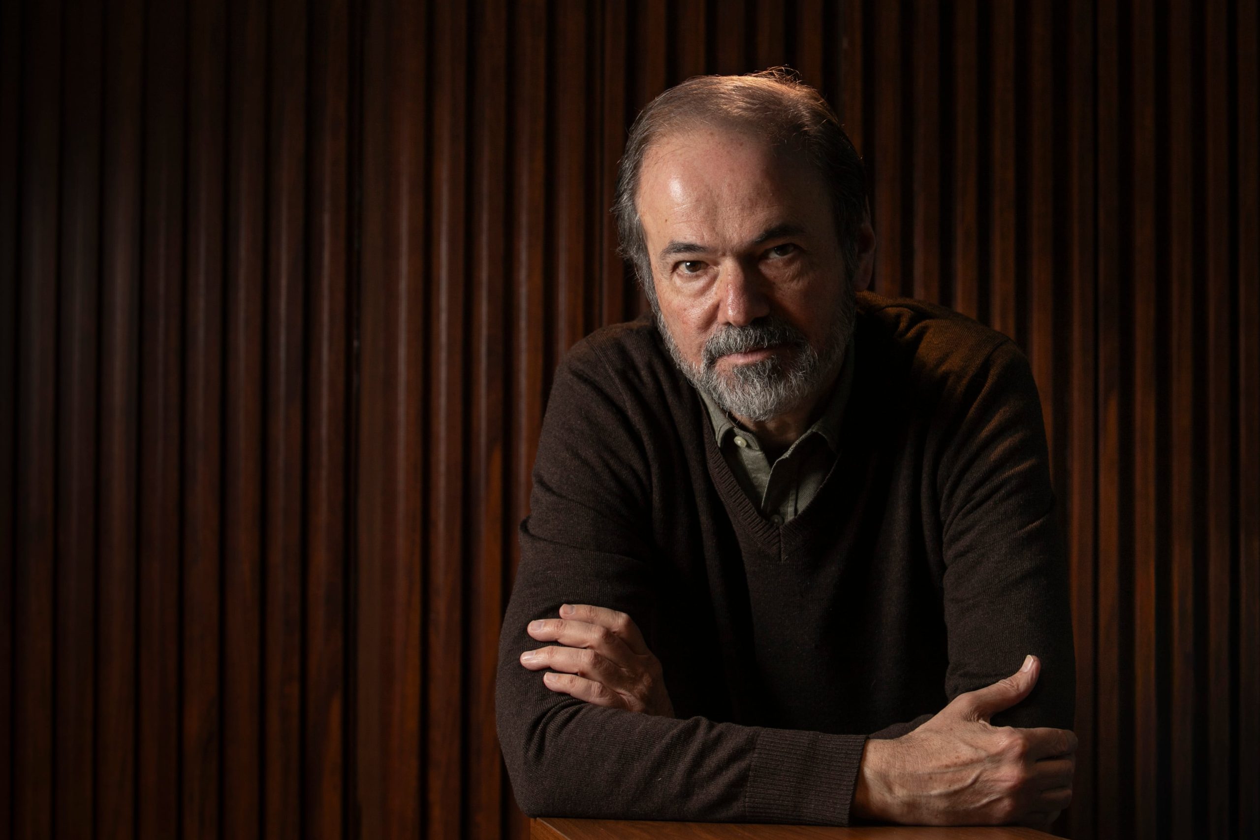 Juan Villoro, en Ciudad de México, el 31 de marzo .