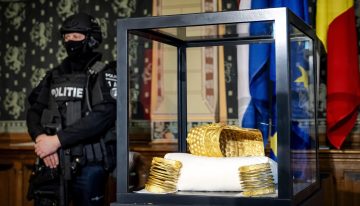 Recuperado el yelmo de oro robado en un atraco con explosivos en Países Bajos en 2025