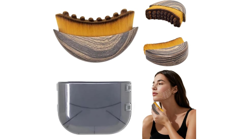 Cepillo facial de drenaje linfático.