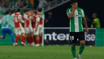 El Braga reina en el gigantesco colapso del Betis