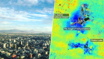 El mapa del hundimiento de Ciudad de México: crónica de un colapso anunciado y registrado casi en vivo por la NASA