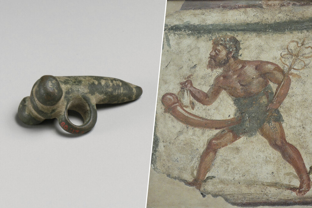 Hace 1.800 años los romanos tenían un amuleto contra la mala suerte. Era literalmente un pene diminuto