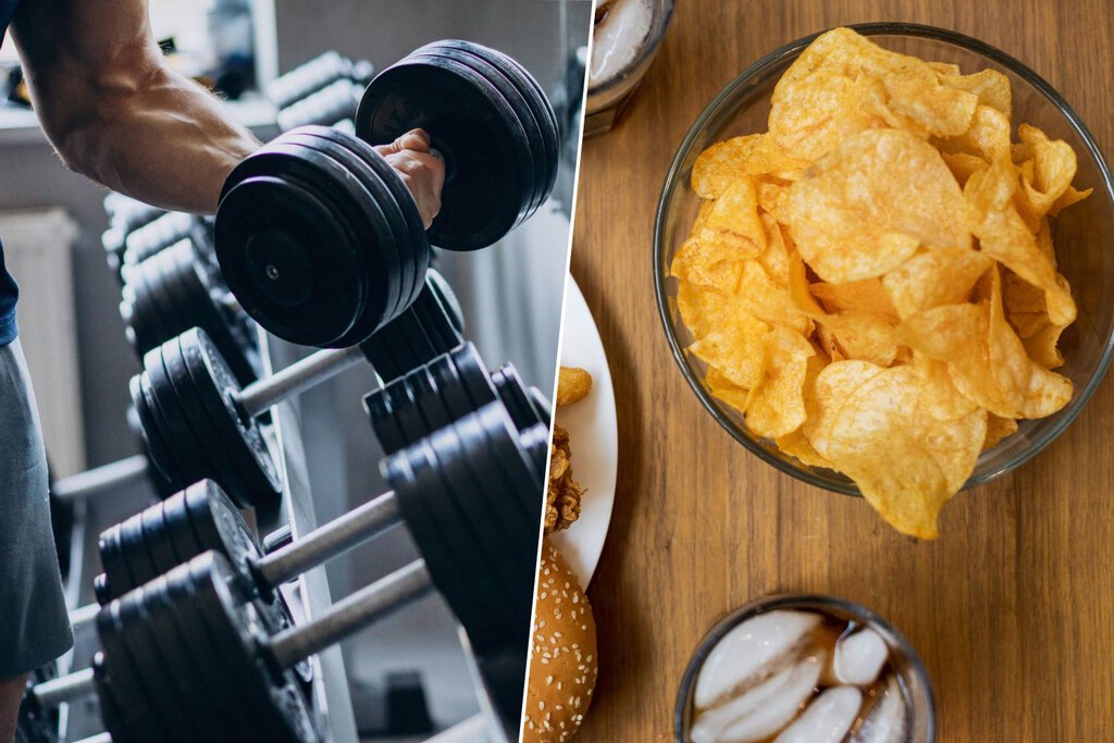 Ponerse como un auténtico miura en el gimnasio no sirve de nada si después haces algo: atiborrarte a patatas fritas