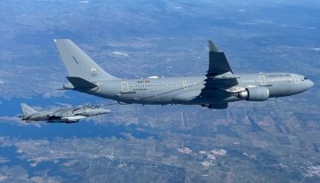España acaba de derribar el principal límite de sus cazas Harrier: que «beban» combustible sin pisar tierra