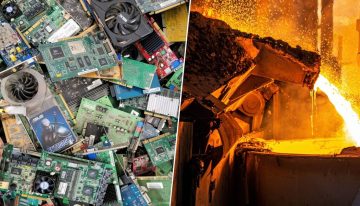 Europa tira 16.000 millones al año en basura electrónica. España acaba de encender el primer horno de Europa para recuperarlos