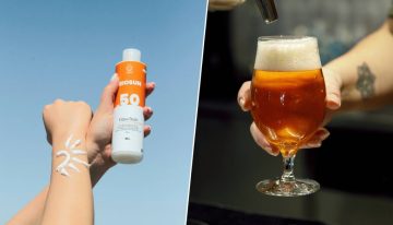 Tomarse una cervecita bajo el sol era el problema. El lúpulo residual de fabricarla es la solución
