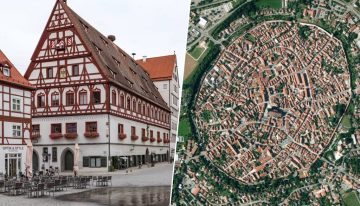 Hay una ciudad medieval en Alemania construida en un cráter de meteorito. Sus muros esconden 72.000 toneladas de diamantes