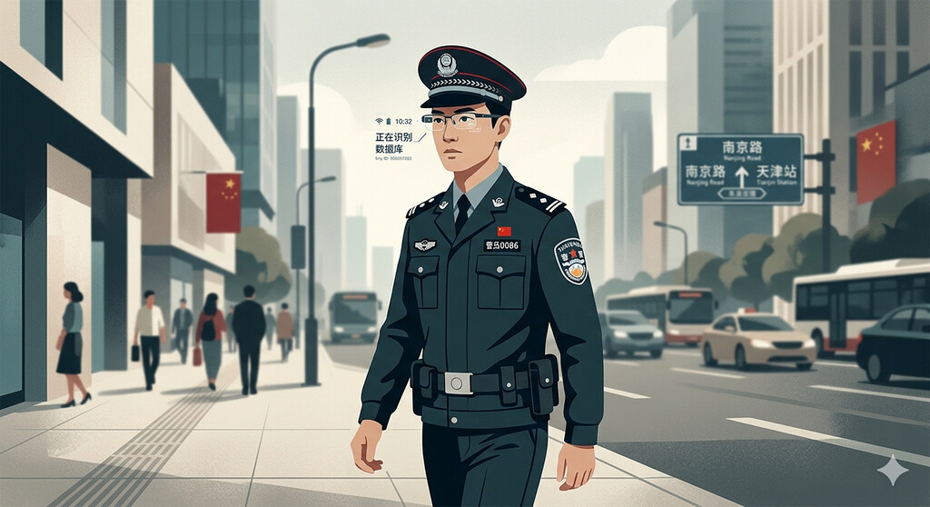Las gafas inteligentes para policías parecían ciencia ficción. Algunos agentes chinos ya han empezado a utilizarlas 
