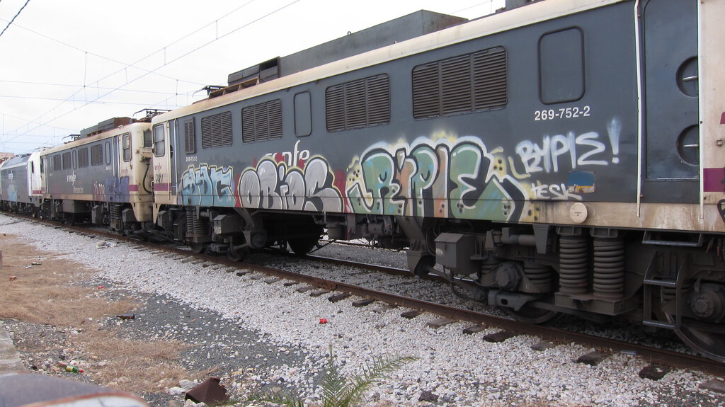 Cada año Renfe, dedica millones y millones de euros a algo que poco tiene que ver con el transporte: limpiar grafitis