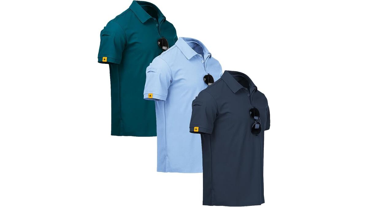 Polos de manga corta para hombre. 