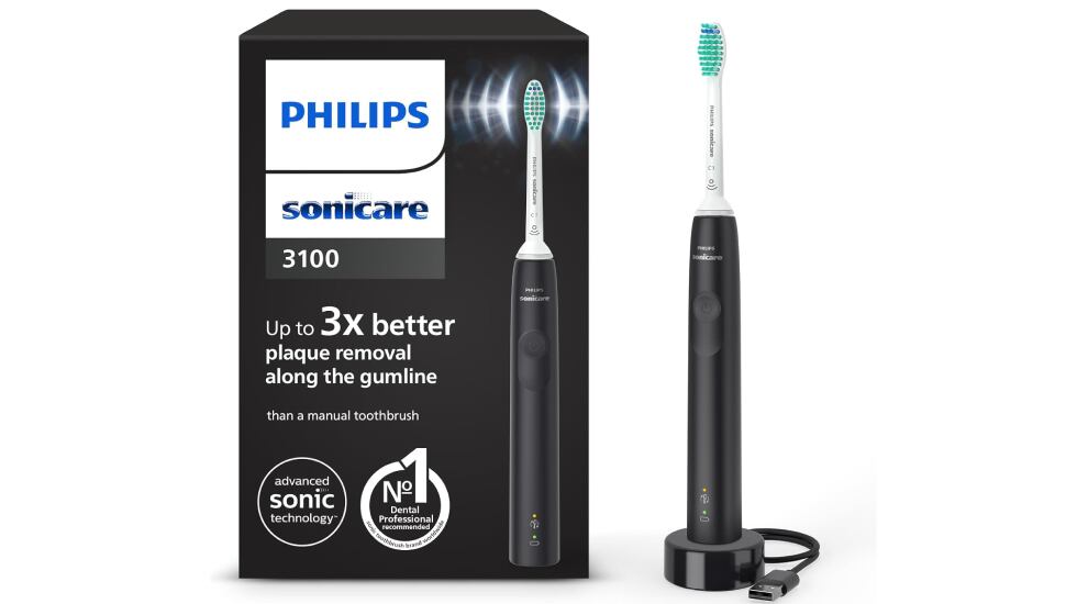 Cepillo dental eléctrico Philips Sonicare serie 3100.