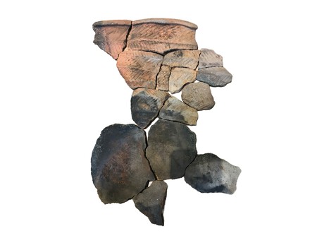 Fragments Of A Neolithic Pot Found At Loch Bhorgastail Credit University Of Southampton