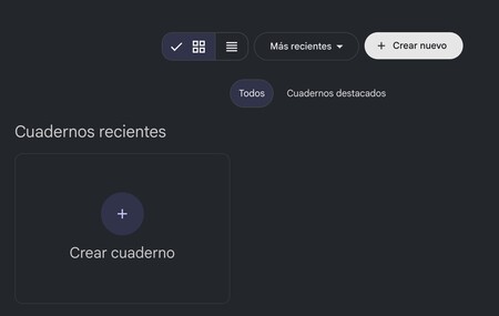 Crear Cuaderno