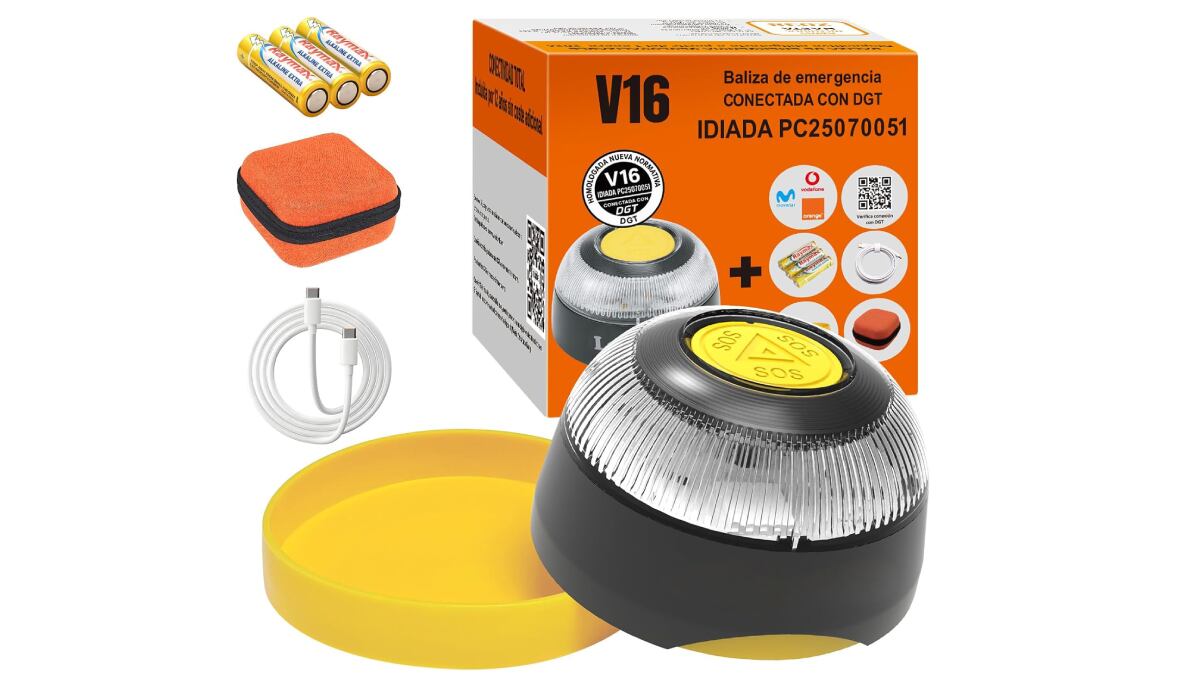Baliza V16 para el coche homologada por la DGT.