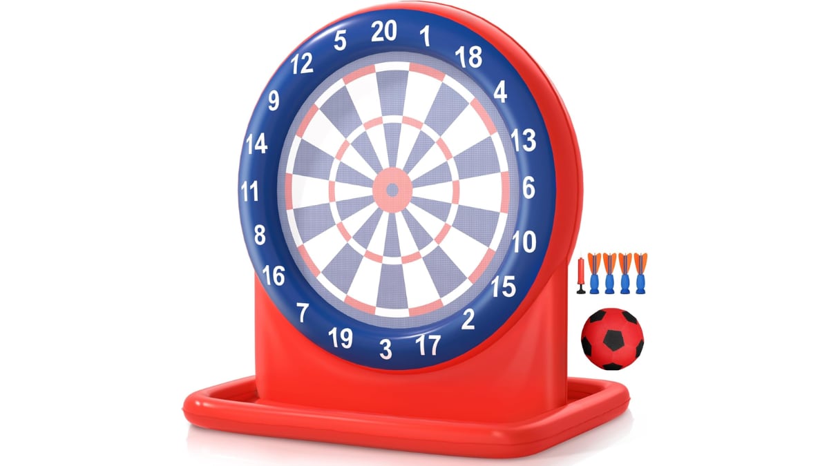 Juego de dardos para la piscina.