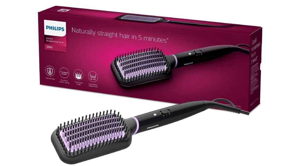 Cepillo alisador Philips StyleCare.
