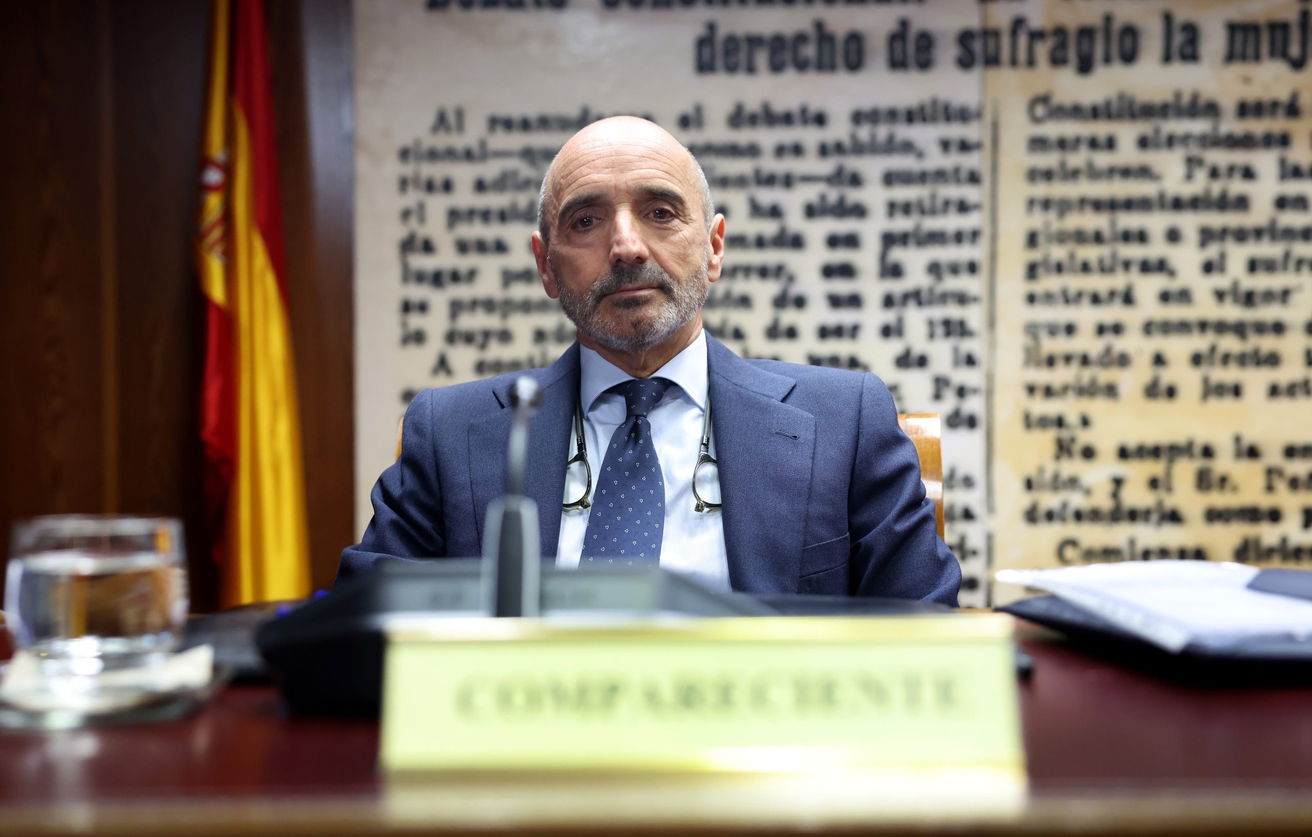 El empresario Julio Martínez Martínez ante la comisión de investigación del 'caso Koldo' en el Senado.