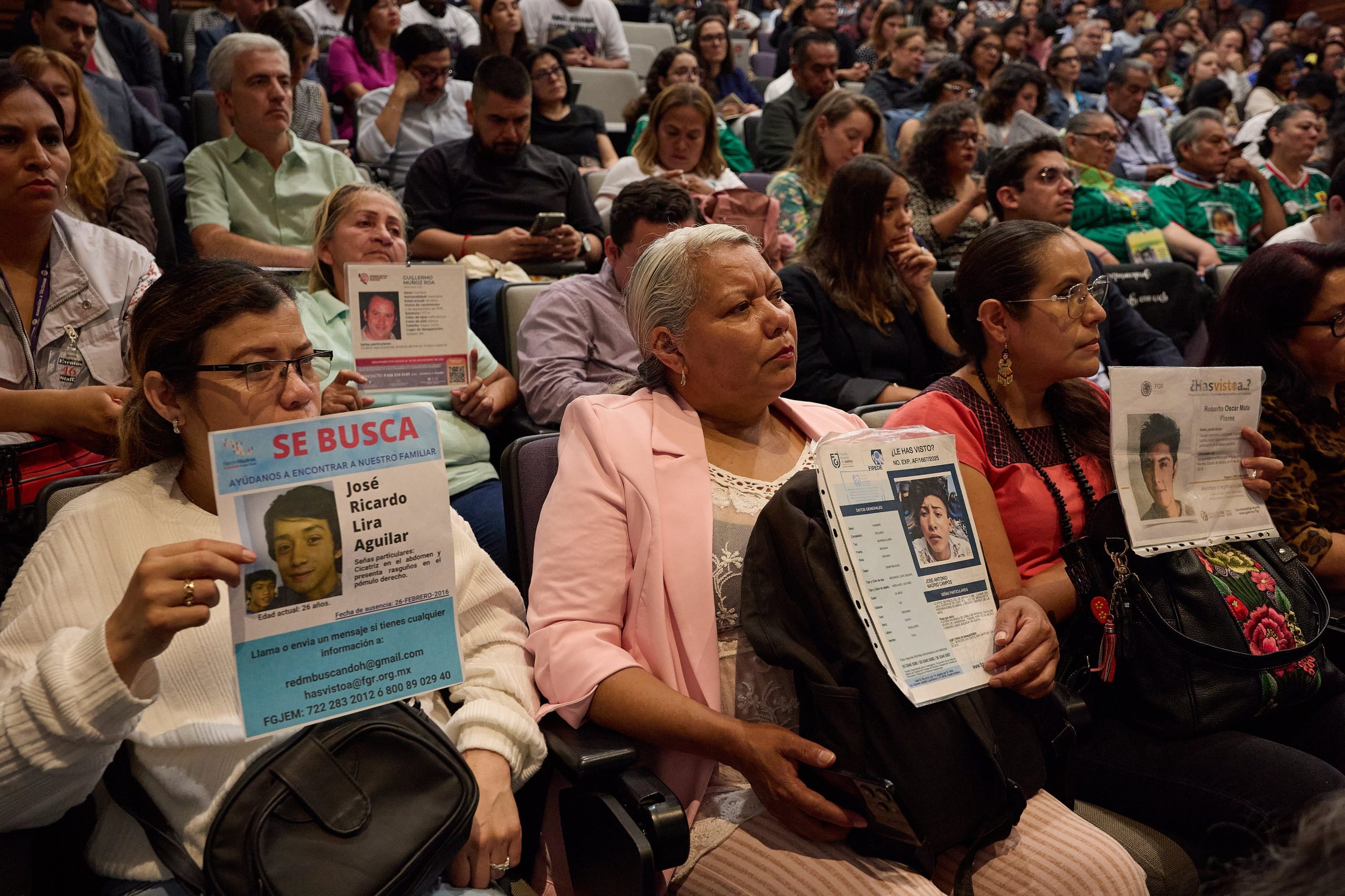 La rueda de prensa para el informe de la Comisión Interamericana de Derechos Humanos.