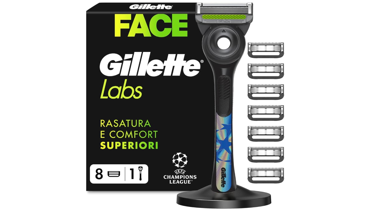 Maquinilla de afeitar con barra exfoliante edición especial, de GilleteLabs.