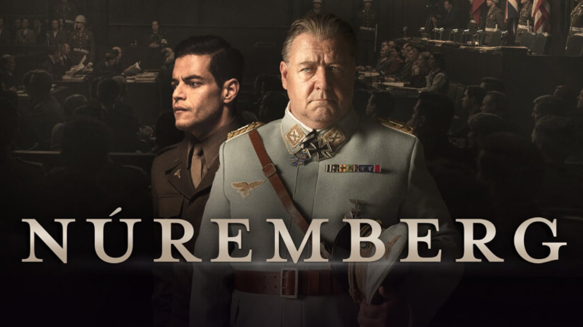 Imagen promocional de la película 'Nùremberg', que se emitirá en Movistar Plus+ este mayo.