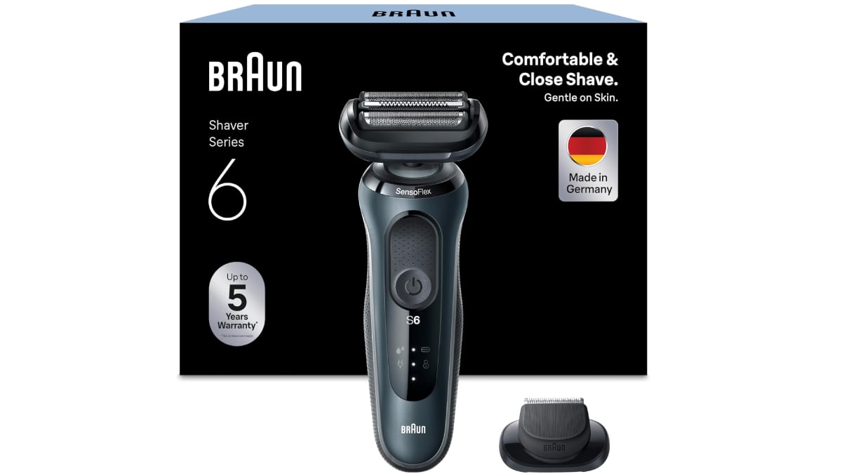 Afeitadora eléctrica para la barba Braun Series 6.