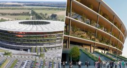 Serbia está construyendo el primer estadio de fútbol del mundo que es un jardín. China lo está fabricando con una precisión de cirujano