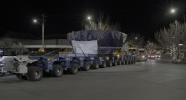Para mover el cabezal de corte de la tuneladora 'Monica' hizo falta un camión de 152 ruedas. Es la clave para la 'batería de agua' de Australia