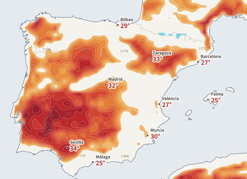 AEMET ya avisa sobre temperaturas de +30º C en Galicia: "El momento más intenso será entre el viernes y el sábado"