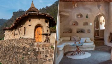 Dos arquitectos huyeron del caos de Nueva Delhi para construir una casa de barro en el Himalaya. Ahora es un Airbnb