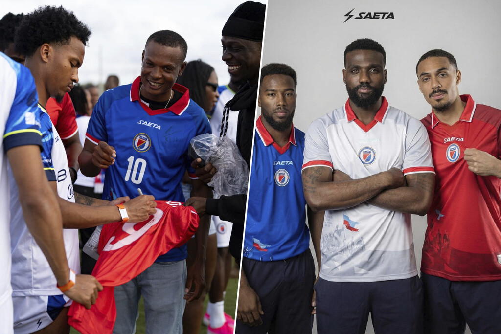 Haití quería una camiseta épica para su regreso al Mundial. Ha conseguido cabrear a la FIFA y que todos hablen de Polonia