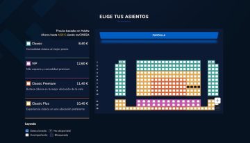 Cinesa imita el modelo de precios escalonados de las aerolíneas: tendrás que pagar más por disfrutar de los mejores sitios