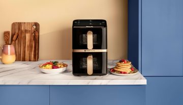 Philips estrena nueva freidora de aire para cocinas pequeñas con doble cesta y ventanas para ver los alimentos